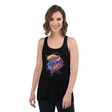 Load image into Gallery viewer, Bison Head Women's Flowy Racerback Tank