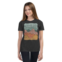 Load image into Gallery viewer, "National Parks are on my Bucket List" Youth T-Shirt