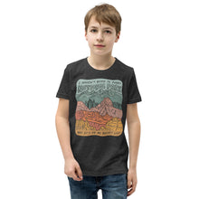 Load image into Gallery viewer, "National Parks are on my Bucket List" Youth T-Shirt