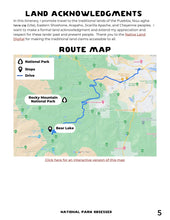 Load image into Gallery viewer, Mini  1-Day Rocky Mountain National Park Itinerary - Bear Lake Corridor