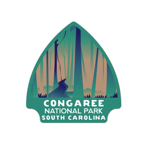 Congaree National Park Sticker | Congaree Arrowhead Sticker