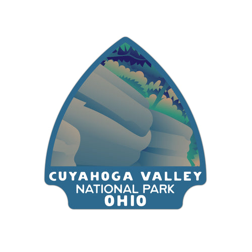 Cuyahoga Valley National Park Sticker | Cuyahoga Valley Arrowhead Sticker