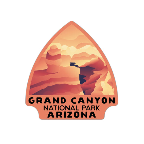 Grand Canyon National Park Sticker | Grand Canyon Arrowhead Sticker