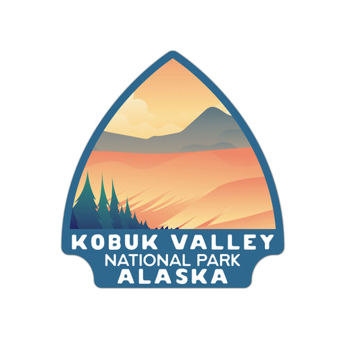 Kobuk Valley National Park Sticker | Kobuk Valley Arrowhead Sticker