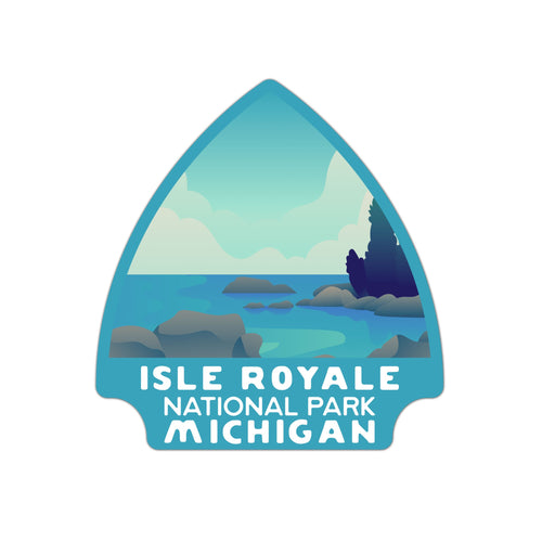 Isle Royale National Park Sticker | Isle Royale Arrowhead Sticker