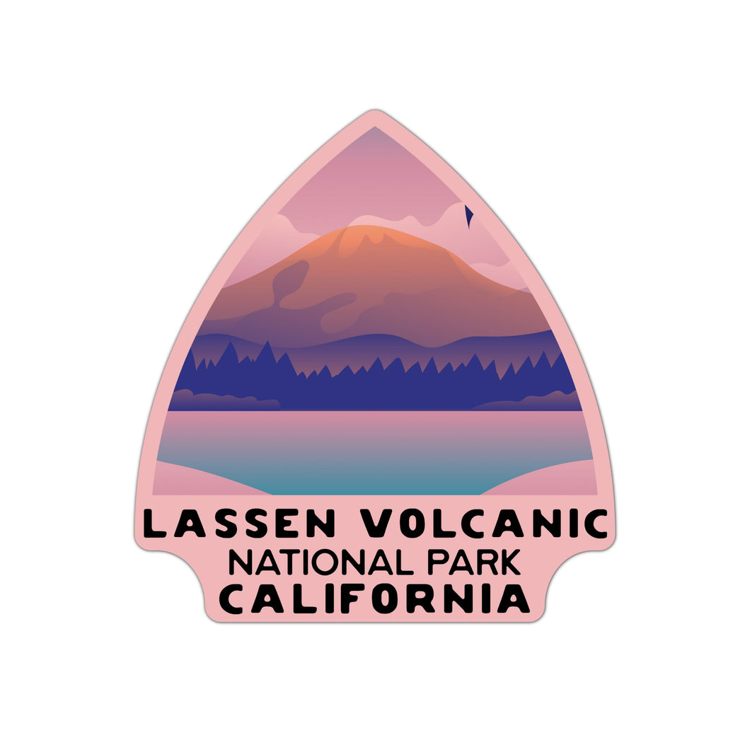 Lassen Volcanic National Park Sticker | Lassen Volcanic Arrowhead Sticker