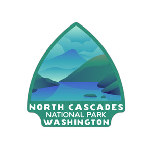 North Cascades National Park Sticker | North Cascades Arrowhead Sticker