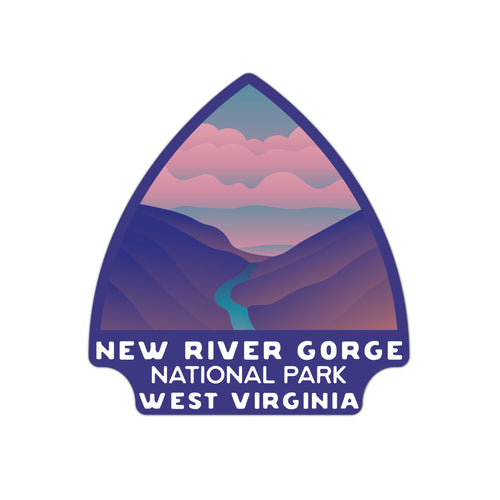 New River Gorge National Park Sticker | New River Gorge Arrowhead Sticker