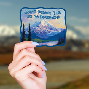 Denali/Mount McKinley Naming Protest Sticker Bundle