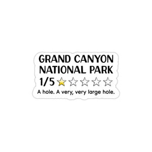 Custom National Park Review Stickers