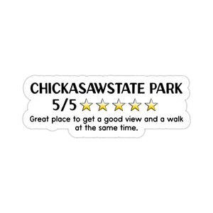 Custom National Park Review Stickers