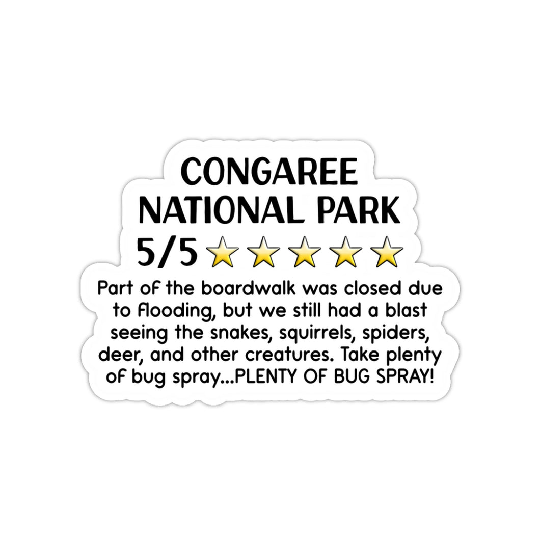 Congaree National Park Review Sticker