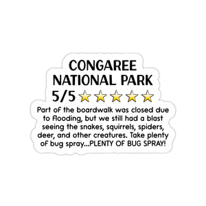 Custom National Park Review Stickers