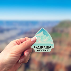 Glacier Bay National Park Sticker | Glacier Bay Arrowhead Sticker