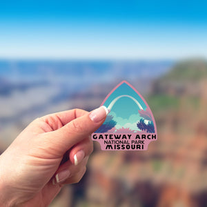 Gateway Arch National Park Sticker | Gateway Arch Arrowhead Sticker