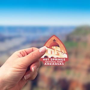Hot Springs National Park Sticker | Hot Springs Arrowhead Sticker
