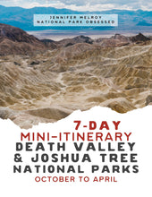 Load image into Gallery viewer, Mini  7-Day Death Valley &amp; Joshua Tree National Park Itinerary