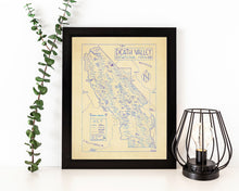 Load image into Gallery viewer, Death Valley National Park Map Hand-Drawn Print