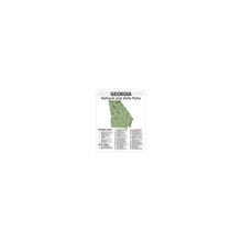 Load image into Gallery viewer, Georgia State and National Park Map | Georgia National Park Poster | Georgia State Park Poster