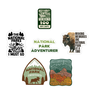 National Park Unit Milestone Stickers