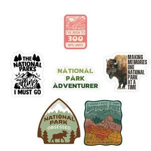 National Park Unit Milestone Stickers