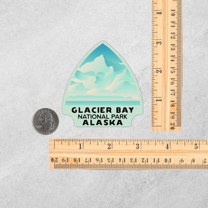 Glacier Bay National Park Sticker | Glacier Bay Arrowhead Sticker
