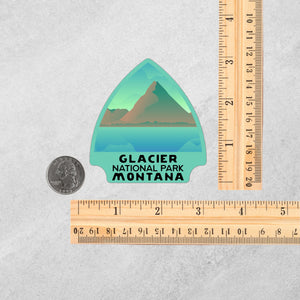 Glacier National Park Sticker | Glacier Arrowhead Sticker