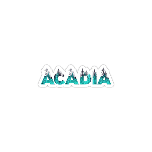 Acadia National Park Name Sticker