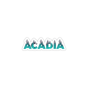 Acadia National Park Name Sticker