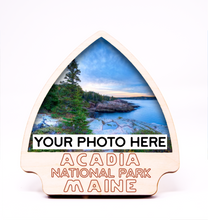 Load image into Gallery viewer, Acadia National Park Arrowhead Photo Frame