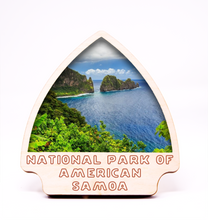 Load image into Gallery viewer, American Samoa National Park Arrowhead Photo Frame (National Park of American Samoa