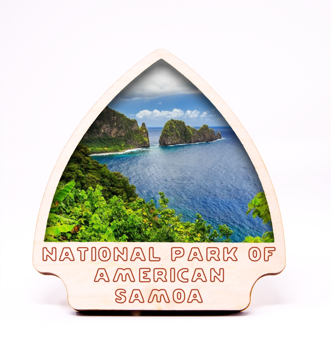 American Samoa National Park Arrowhead Photo Frame (National Park of American Samoa