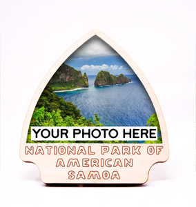 American Samoa National Park Arrowhead Photo Frame (National Park of American Samoa