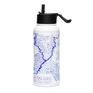 Arches and Canyonlands Stainless Steel Water Bottle