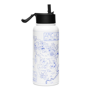 Arches and Canyonlands Stainless Steel Water Bottle