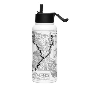 Arches and Canyonlands Stainless Steel Water Bottle