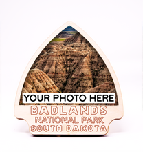 Load image into Gallery viewer, Badlands National Park Arrowhead Photo Frame