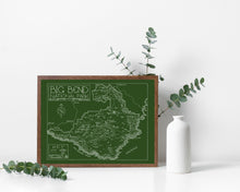 Load image into Gallery viewer, Big Bend National Park Map Hand-Drawn Print