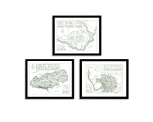 Load image into Gallery viewer, Big Bend National Park Map Hand-Drawn Print