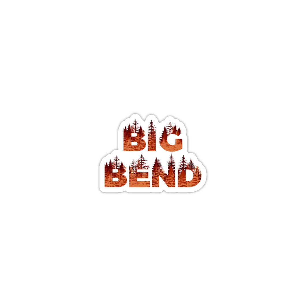 Big Bend National Park Name Sticker