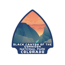 Load image into Gallery viewer, Black Canyon of the Gunnison National Park Sticker | Black Canyon of the Gunnison Arrowhead Sticker