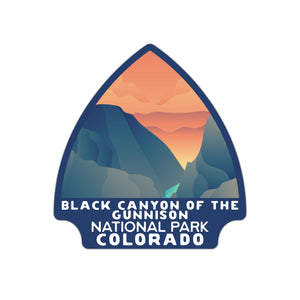 Black Canyon of the Gunnison National Park Sticker | Black Canyon of the Gunnison Arrowhead Sticker