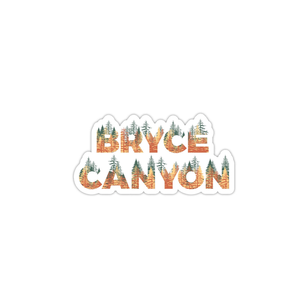 Bryce Canyon National Park Name Sticker