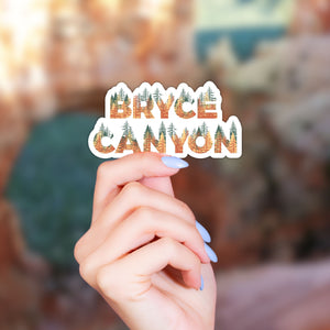 Bryce Canyon National Park Name Sticker