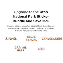 Load image into Gallery viewer, Capitol Reef National Park Name Sticker