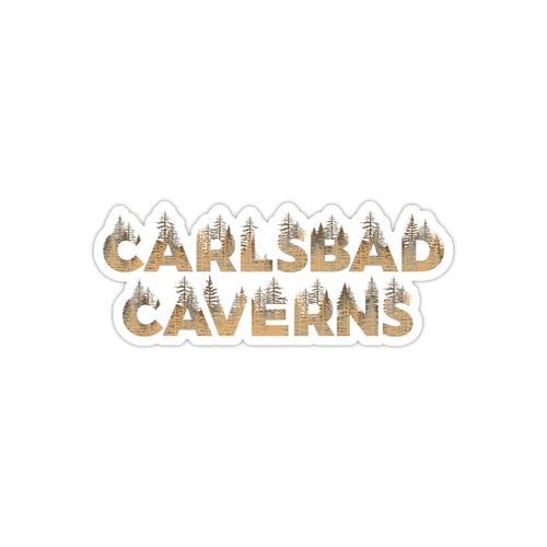 Carlsbad Caverns National Park Name Sticker