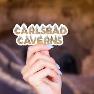 Carlsbad Caverns National Park Name Sticker