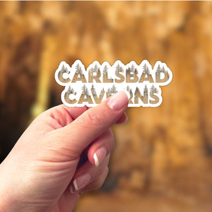 Carlsbad Caverns National Park Name Sticker