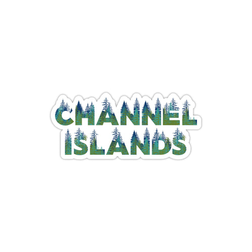 Channel Islands National Park Name Sticker