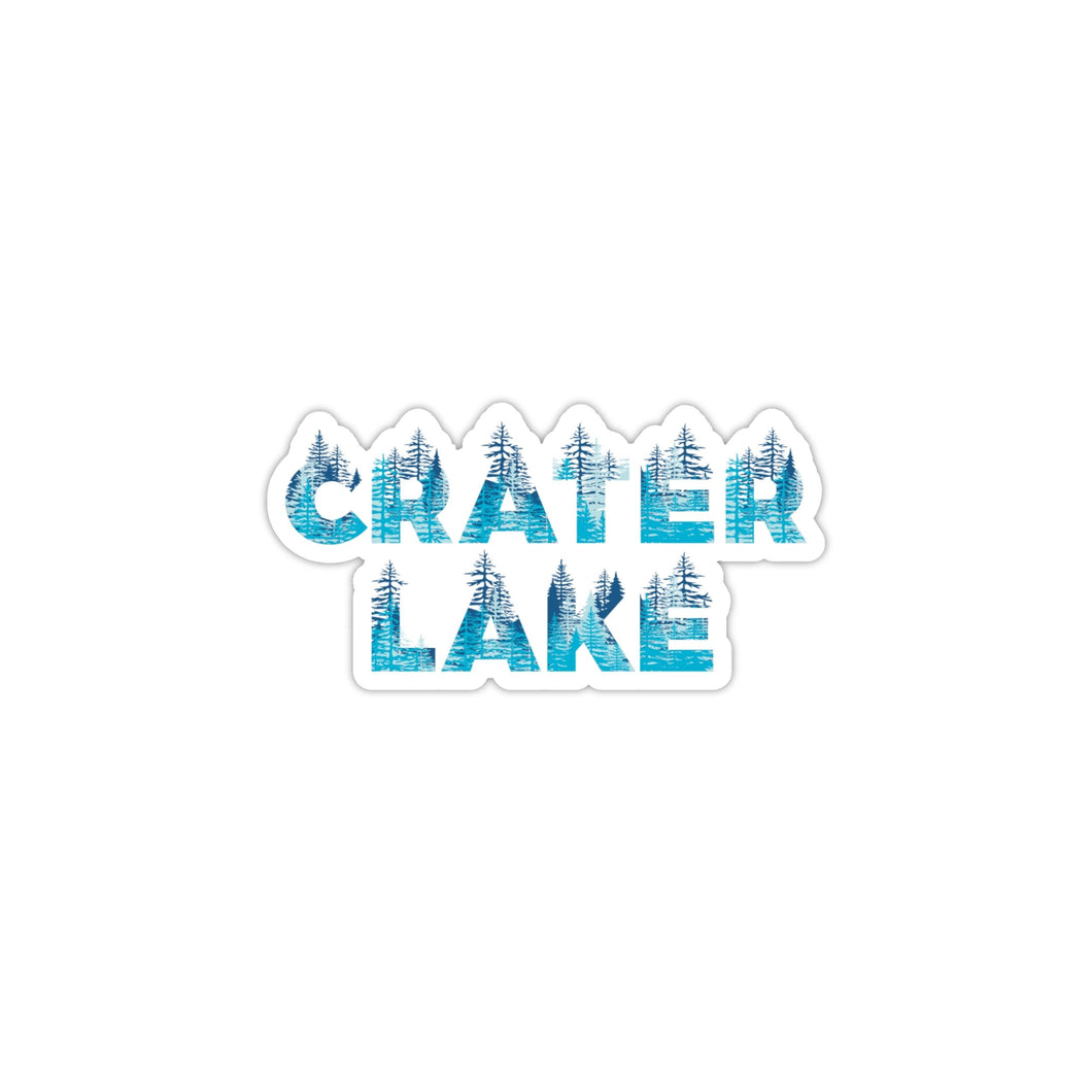 Crater Lake National Park Name Sticker